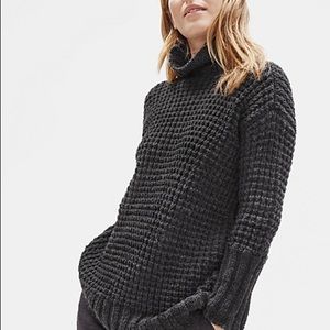NWT Eileen Fisher Merino Cashmere Silk Turtleneck